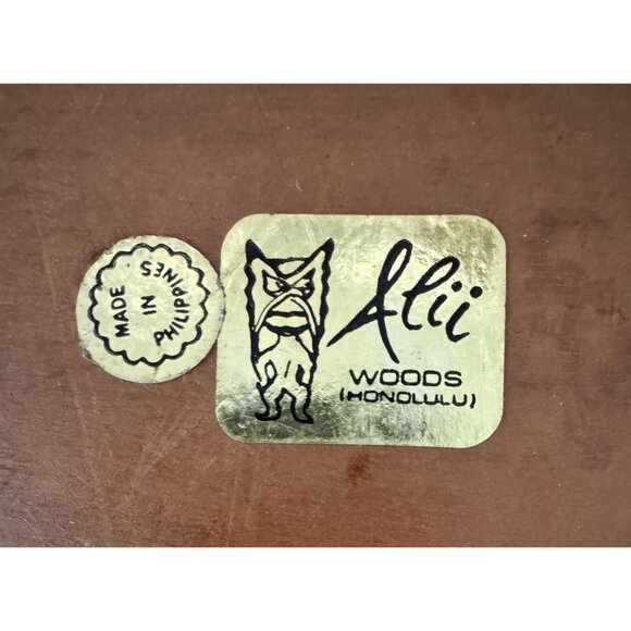 Alii Woods Honolulu Handcrafted Wooden Tray With 9 Exotic Fruits - Picture 7 of 8